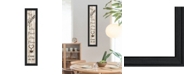 Trendy Decor 4U Kitchen Is The Heart of The Home by Millwork Engineering, Ready to hang Framed Print, Black Frame, 8" x 33"